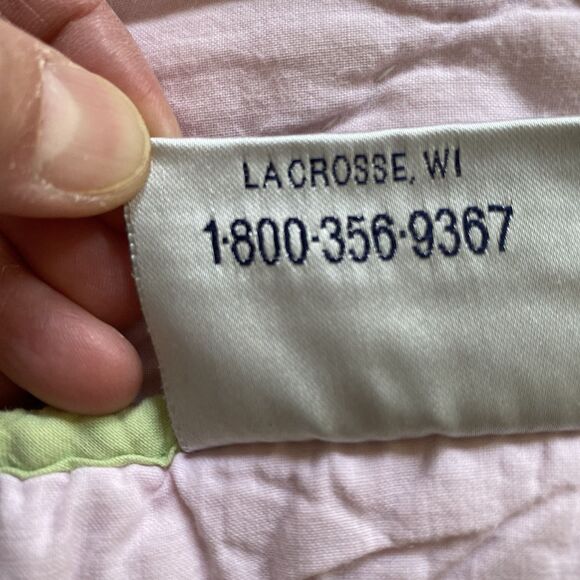 Vintage Company Kids Horses Equestrian  Quilt Twin 65x84" Pink Girls Embroidered - Picture 12 of 13